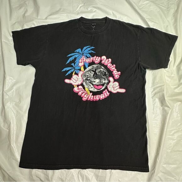 Party Weirdo Highwaii Rave Short Sleeve T-shirt Size Large - Picture 3 of 8